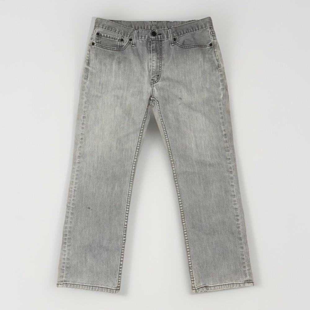 Levi’s 514 Denim Jeans Grey 34x27 USA Streetwear Skater Y2K